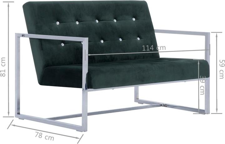 Immagine prodotto VidaXL Kwabina (2 posti)