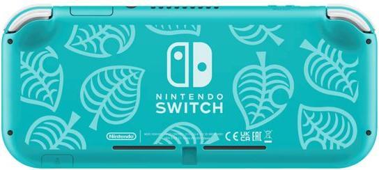 Actual product image Nintendo Switch Lite Animal Crossing: New Horizons nip-and-tuck edition