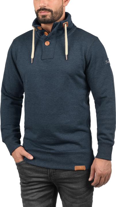 Immagine prodotto Solid TripTroyer Felpa Maglione Pullover Da Uomo Con Chiusura A bottone (M)