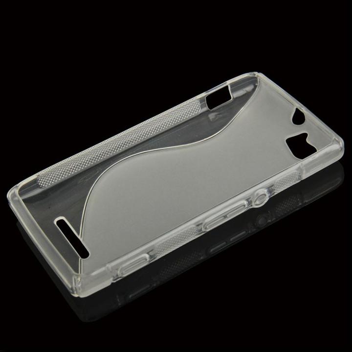 Actual product image König Design Mobile Phone Case TPU Protective Cover for Sony Xperia M C1904 C1905 Transparent