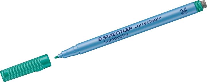 Image du produit Staedtler Lumocolor correctable 305 Stylo universel effaçable à sec, produit unique, vert, M (Vert, 1 mm, 1 x)