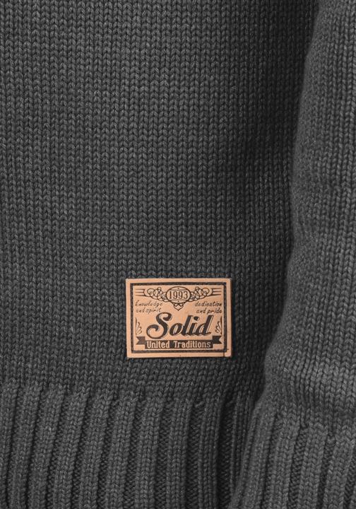 Immagine prodotto Solid Poul Cardigan Giacca In Maglia Grossa Maglieria Da Uomo Con Collo Alto (M)