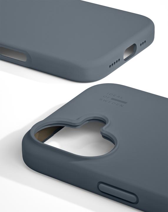 Actual product image iDeal Of Sweden Designer Magsafe Silicone Cover Midnight Blue (Apple iPhone 16 Plus)
