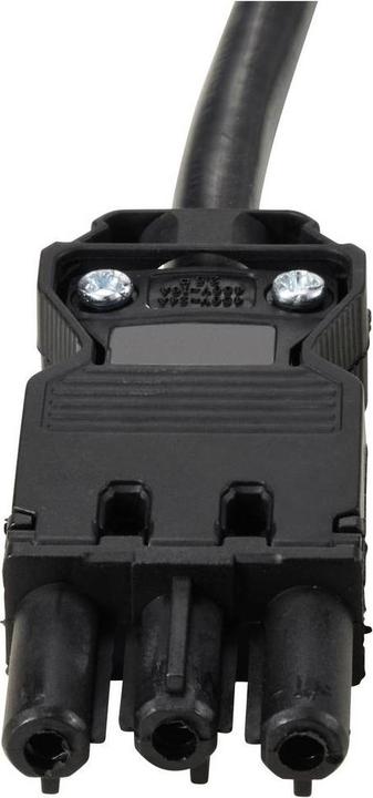 Actual product image Sygonix SY-6676352 Anschlussleitung Schwarz 7.5 m (7.50 m)