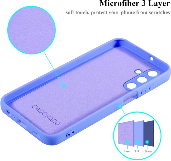 Image du produit Cadorabo Housse pour Samsung Galaxy A15 TPU avec protection liquide en silicone (Samsung Galaxy A15)