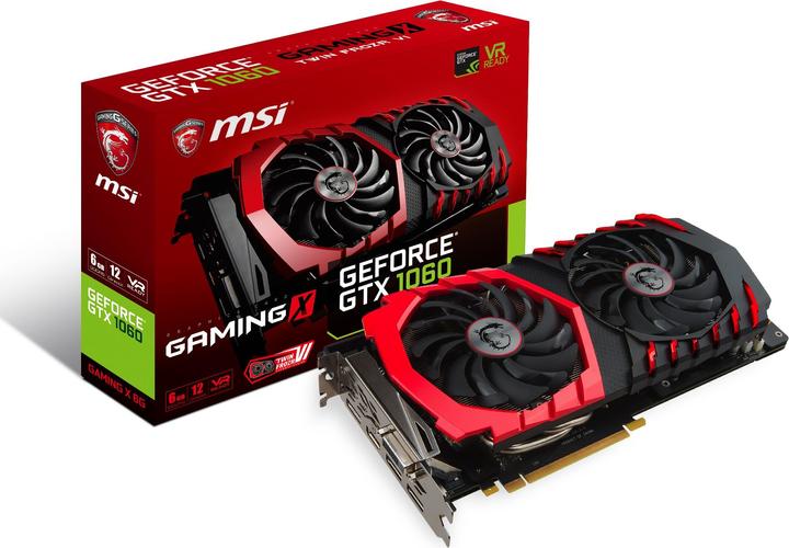 Immagine prodotto MSI GeForce GTX 1060 GAMING X (6 GB)