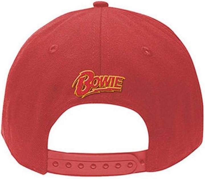 Actual product image David Bowie Unisex Adult Flash Logo Baseball Cap (One size)