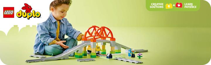 Produktbild LEGO Eisenbahnbrücke und Schienen - Erweiterungsset (10426)