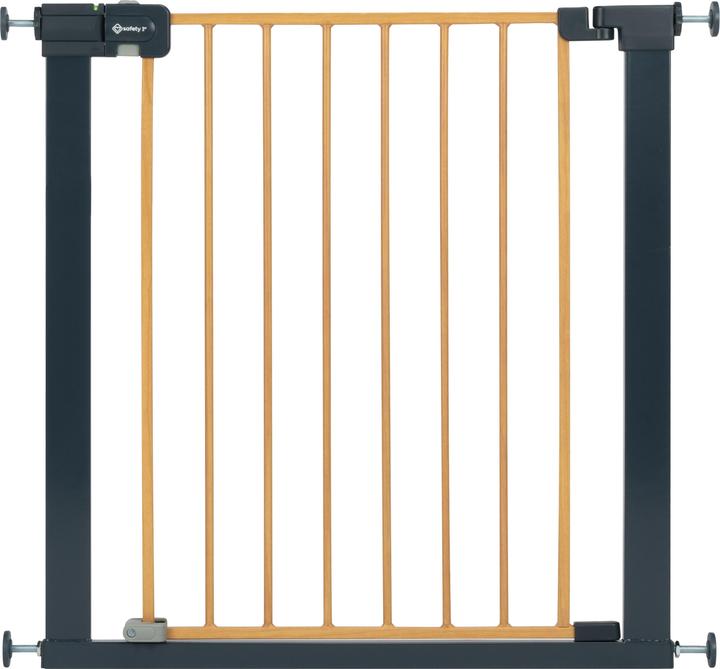 Safety 1st - SF1 Easy Close - Metal Wood Effect - 73-80cm, extendable to 136cm (73 cm)