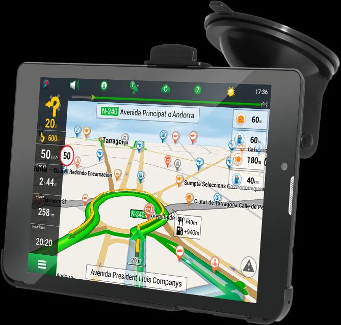 Actual product image Navitel T505 Pro (3G, 7", 16 GB, Black)