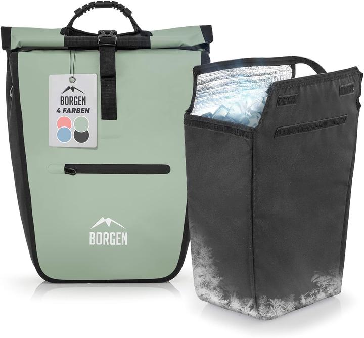 Produktbild Borgen Velo Einkaufstasche (23 l, Gepäckträgertasche)