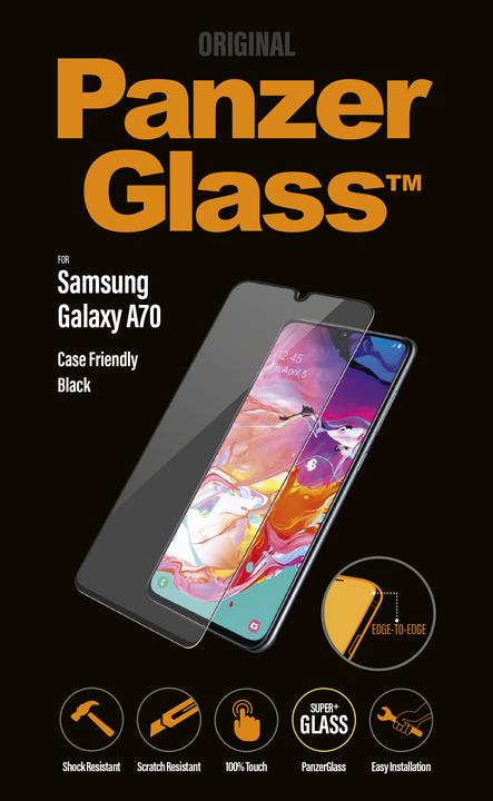 Actual product image PanzerGlass edge to edge (1 Piece, Samsung Galaxy A70)