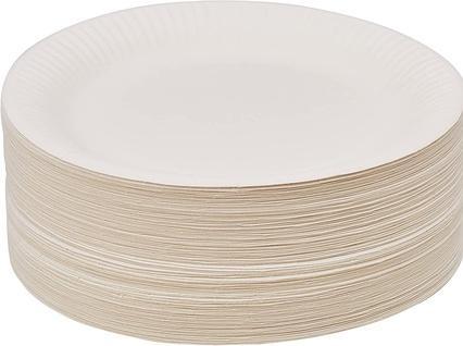 Immagine prodotto Papstar Piatti Stoviglie monouso pure Materiale: 100 % cartone di fibra vergine Colore: bianco (100 x)