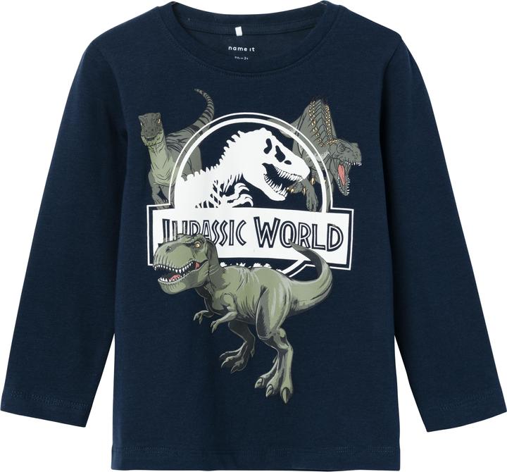 Actual product image Name it Nmmnijal Jurassic Ls Top Noos Sky (104)