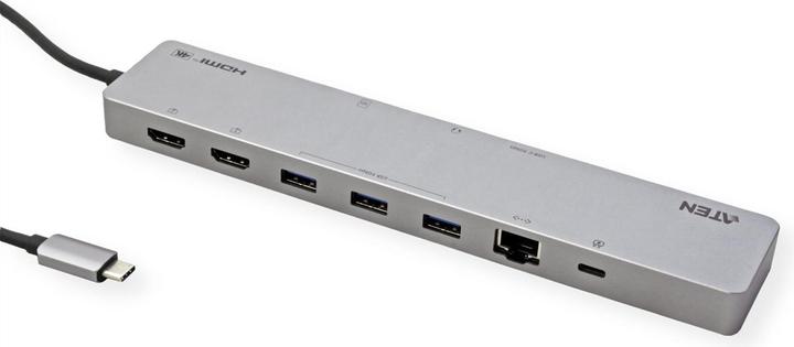 Actual product image Aten USB-C Multiport Dock 4K Dual Display (USB-C, 11 Ports)