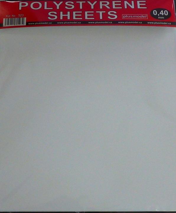 Image du produit Plus Model Feuilles de polystyrène 0,40mm