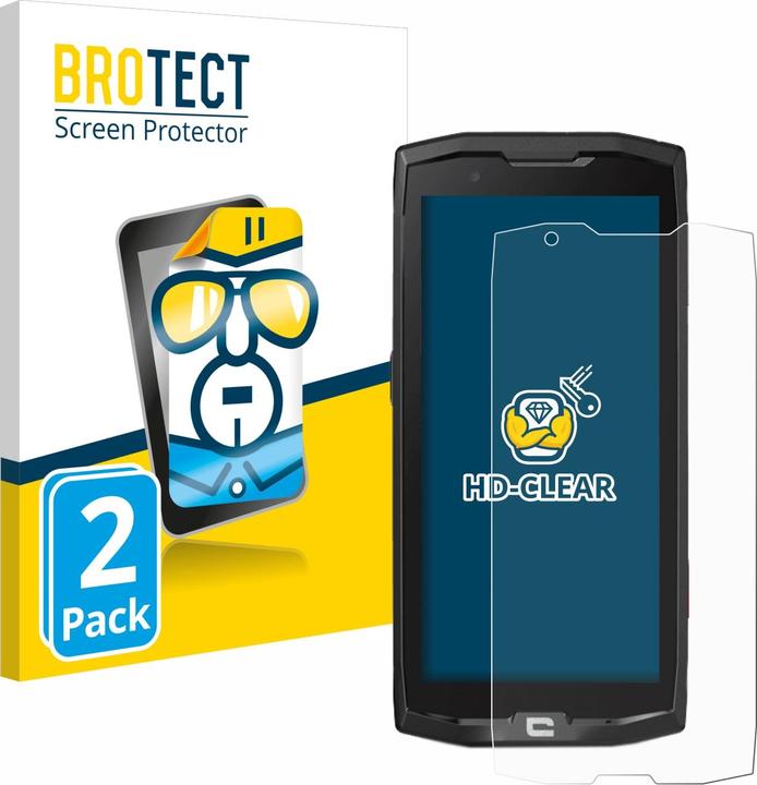 Produktbild BROTECT Schutzfolie Displayschutz Klar (2 Stück, Crosscall Core X4)
