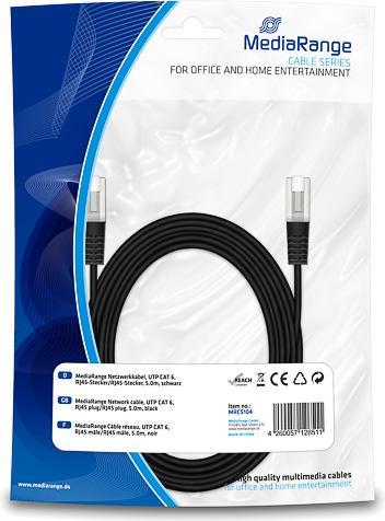 Actual product image MediaRange Network cable (SFTP, CAT6, 5 m)