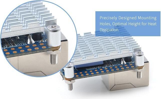 Actual product image Allnet friendlyelec nanopi neo/neo2 zbh heatsink set heatsink 20pcs bulk