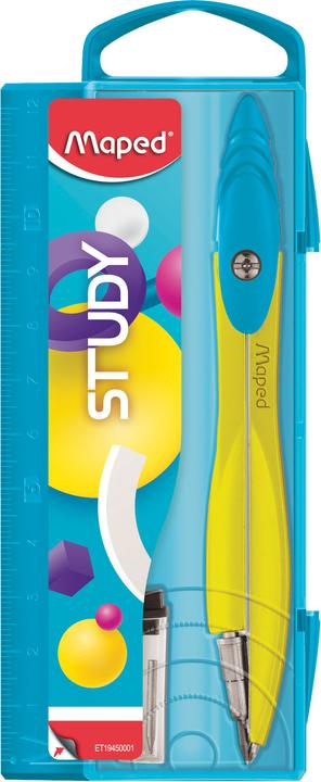 Actual product image Maped STUDY FANCY compass box, 2 pieces, assorted colours