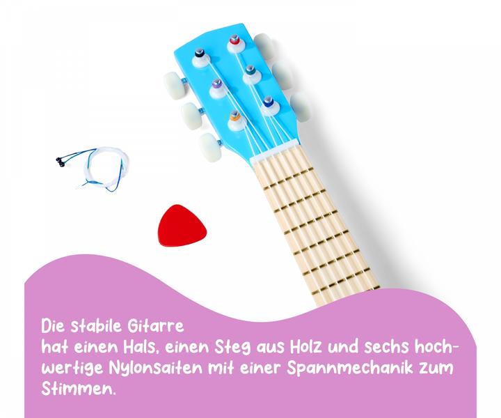 Produktbild Eichhorn Holzgitarre (Deutsch, Französisch, Englisch, Italienisch)