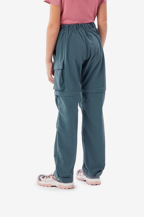 Actual product image Quechua Zip-Off-Hose Kinder Gr. 123–172 Wandern - MH500 blau