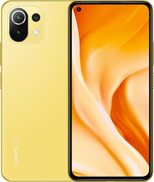 Xiaomi Mi 11 Lite 5G (128 Go, Jaune Citrus, 6.55", Double SIM, 64 Mpx, 5G)