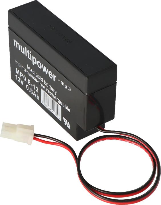 Immagine prodotto Fiamm FG20086 Blei Akku mit Kabel und AMP Stecker 800mAh, nicht mehr lieferbar, geliefert wird der M (12 V, 0.80 Ah)