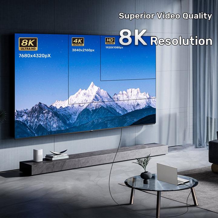Produktbild Unitek Optisches Kabel HDMI 2.1 AOC C11085GY01-15M (15 m, HDMI)