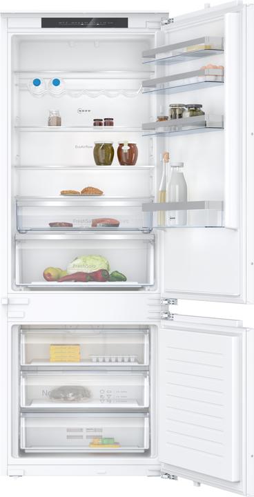 Image du produit Neff N 50, réfrigérateur-congélateur encastrable avec compartiment congélateur inférieur, 193,5 x 70,8 (383 l)