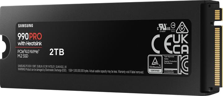 Produktbild Samsung 990 Pro mit Heatsink MZ-V9P2T0GW (2000 GB, M.2 2280)