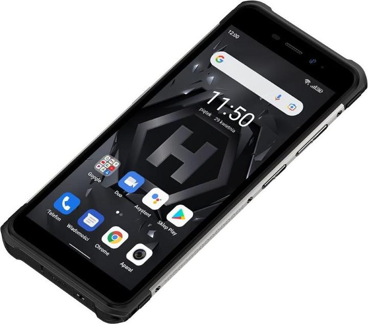 Produktbild Myphone Hammer Iron 4 Dual silver Extreme pack (32 GB, Schwarz, 7.20", Dual SIM, 13 Mpx)