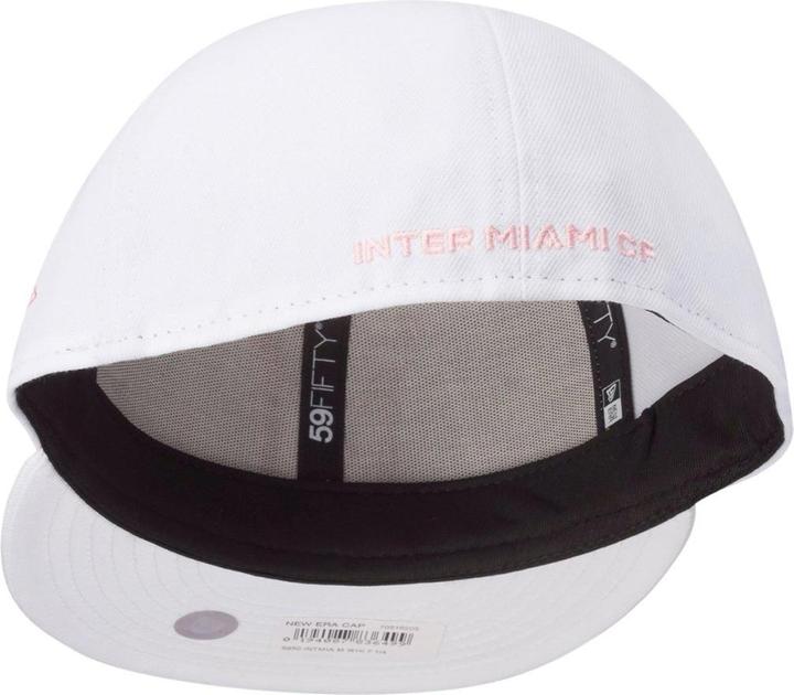 Actual product image New Era 59Fifty Fitted Cap - MLS Inter Miami blanc (7 3/8)