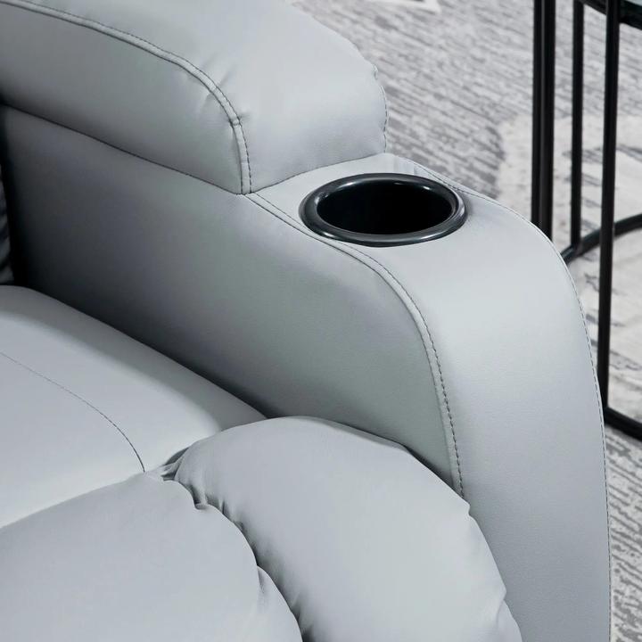 Produktbild Swisshandel24 Relaxsessel Massagefunktion elektrisch Liegefunktion Wippfunktion drehbar Fernbedienung bis 150kg Ku