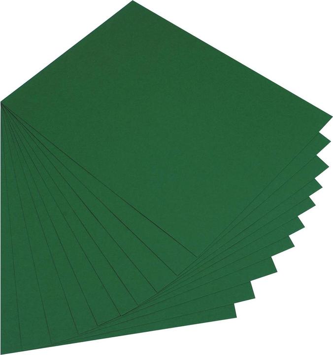 Immagine prodotto Folia Cartoncino fotografico, (L)500 x (A)700 mm, 300 g/mq, verde abete (300 g/m², 10 x)