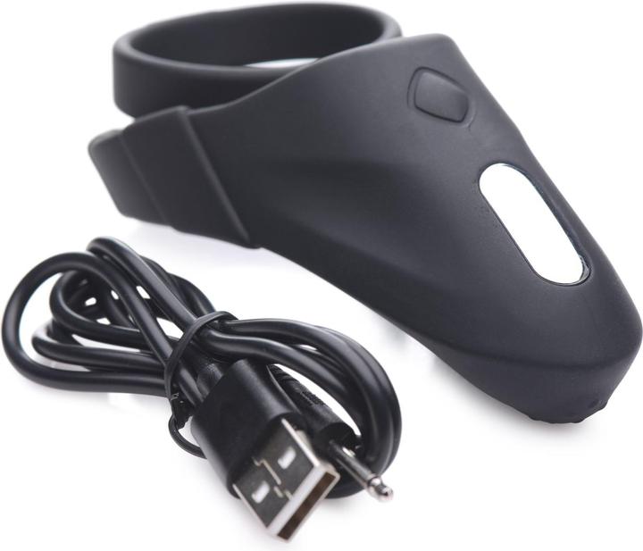Image du produit Pipedream 10X Silicone Cock Ring + Vibrating Taint Stimulator (4 cm)