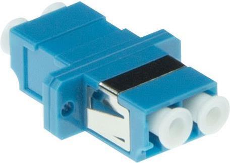 Image du produit Adaptateur fibre optique LC duplex monomode OS2. Connecteurs : LC/LC Lc duplex adapter sm blue (S/UTP, 2 m)
