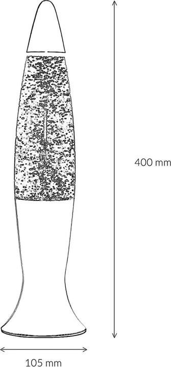Actual product image Licht-Erlebnisse Lava lamp Roxy (210 lm, G9)