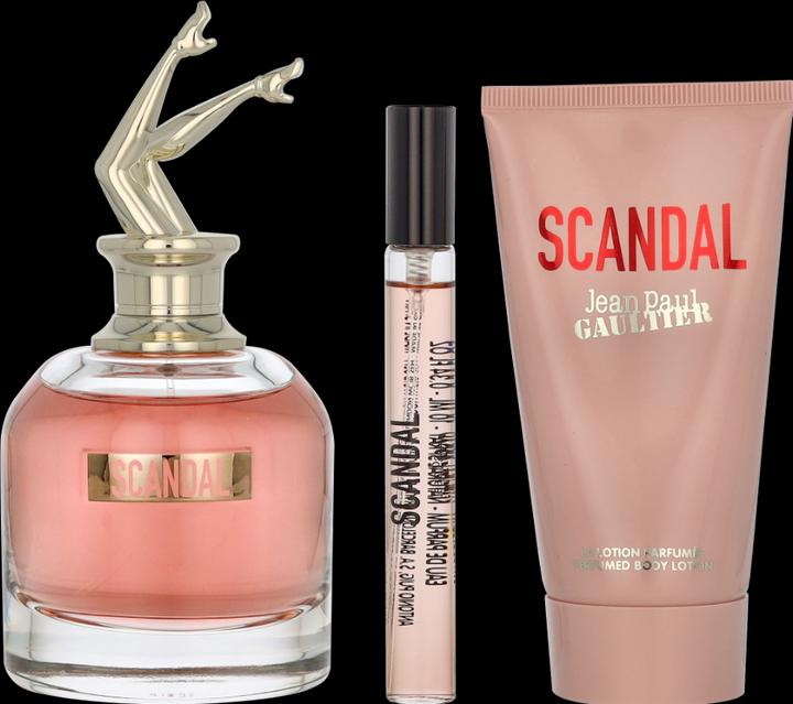 Image du produit Gaultier J.P.G. SCANDAL EDP. 80ML. SP. + BL 75ML+ EDP. 10ML. SP. 3PCS SET (Eau de parfum, 165 ml)