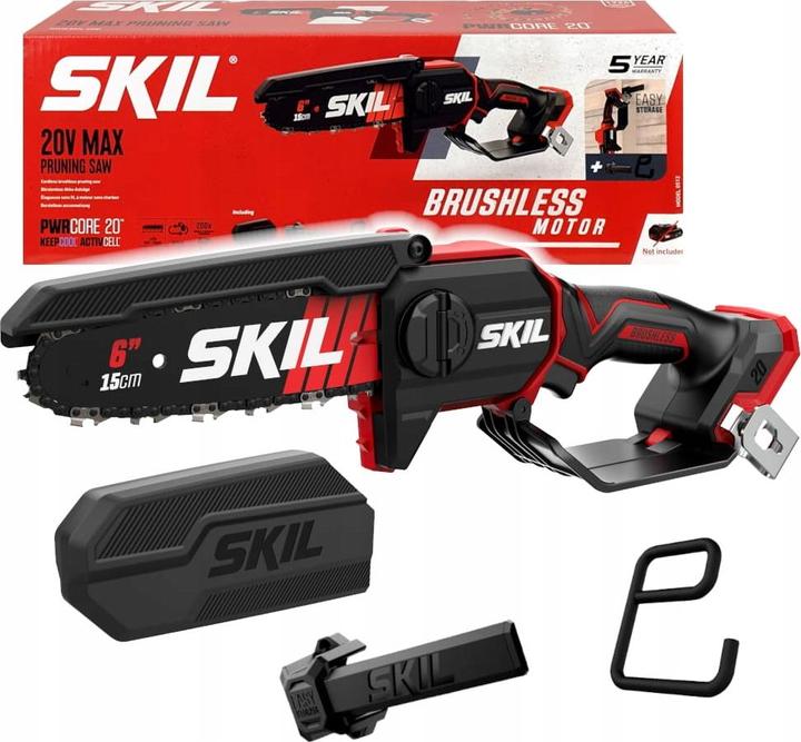 Actual product image GCS CORDL MINI CHAINSAW SKIL 0512CA 20V 15CM (Battery chain saw)