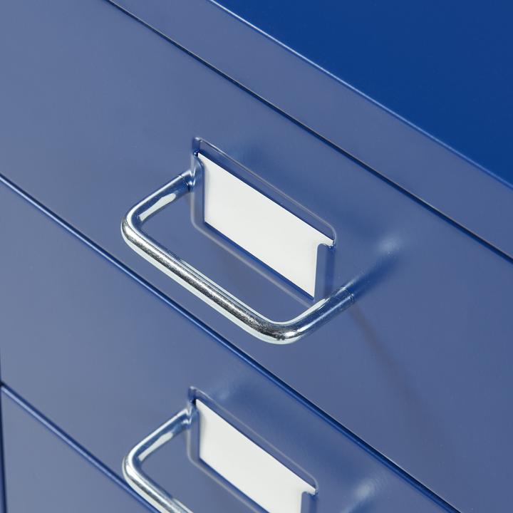 Immagine prodotto En.Casa Piedistallo mobile Kökar con 5 cassetti 69x28x41 cm Blu (69 x 28 x 41 cm)