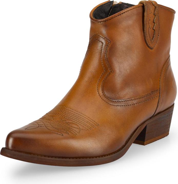 Actual product image Felmini The wide cowboy ankle boot made from Marvin leather is a trendy and comfortable choice. This wide (39)