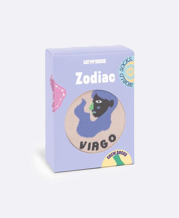 Actual product image Eat My Socks Socks, Zodiac Virgo (One size)