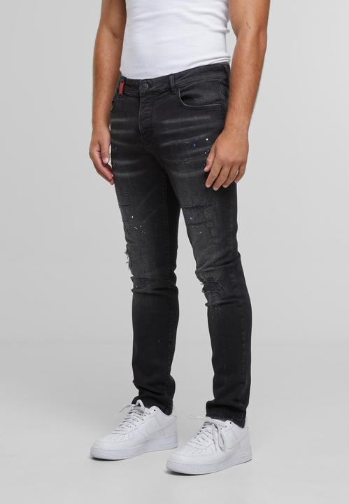 Actual product image 2Y Premium 2Y LEONARDO RIPPED SLIM FIT JEANS - 184627 (28)