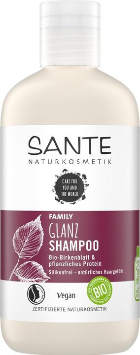 Sante Family Shine Shampoo Organic Birch Leaf & Vegetable Protein (250 ml, Liquid shampoo)