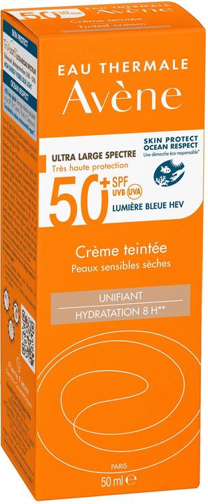 Image du produit Avène Crème teintée (Crème solaire visage, SPF 50, 50 ml, 68 g)