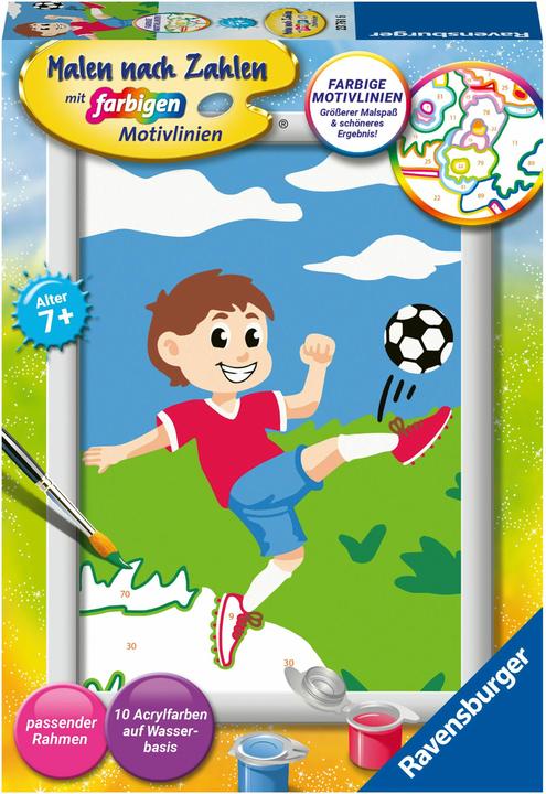 Ravensburger Painting by numbers 23761 - Fun with football - Children aged 7 and over