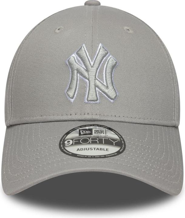 Actual product image New Era 9Forty Strap Cap - OUTLINE New York Yankees grau