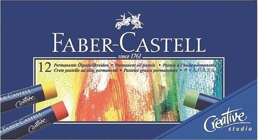Immagine prodotto Faber-Castell Pastelli ad olio CASTELL 12 scatola di cartone 6 pezzi (Multicolore, 12 x)
