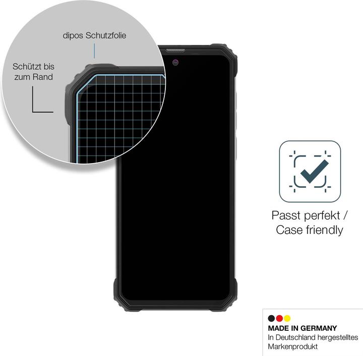 Immagine prodotto Dipos Pellicola Protettiva Anti-Shock (2 Pezzo/i, Blackview BV8900)